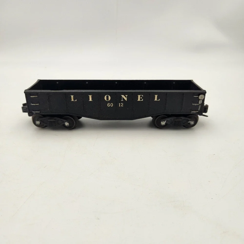Lionel 6012 Black Gondola Car O Gauge Vintage Model Train Rolling Stock
